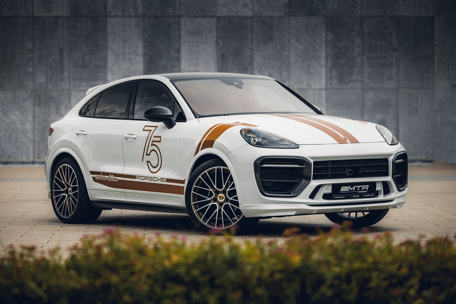 Аэродинамический обвес МТР Дизайн для Порше Каен Купе (9Y3) (2017&ndash;2023) ABS-пластик | Штатная установка | Для комплектаций Base / S / Turbo