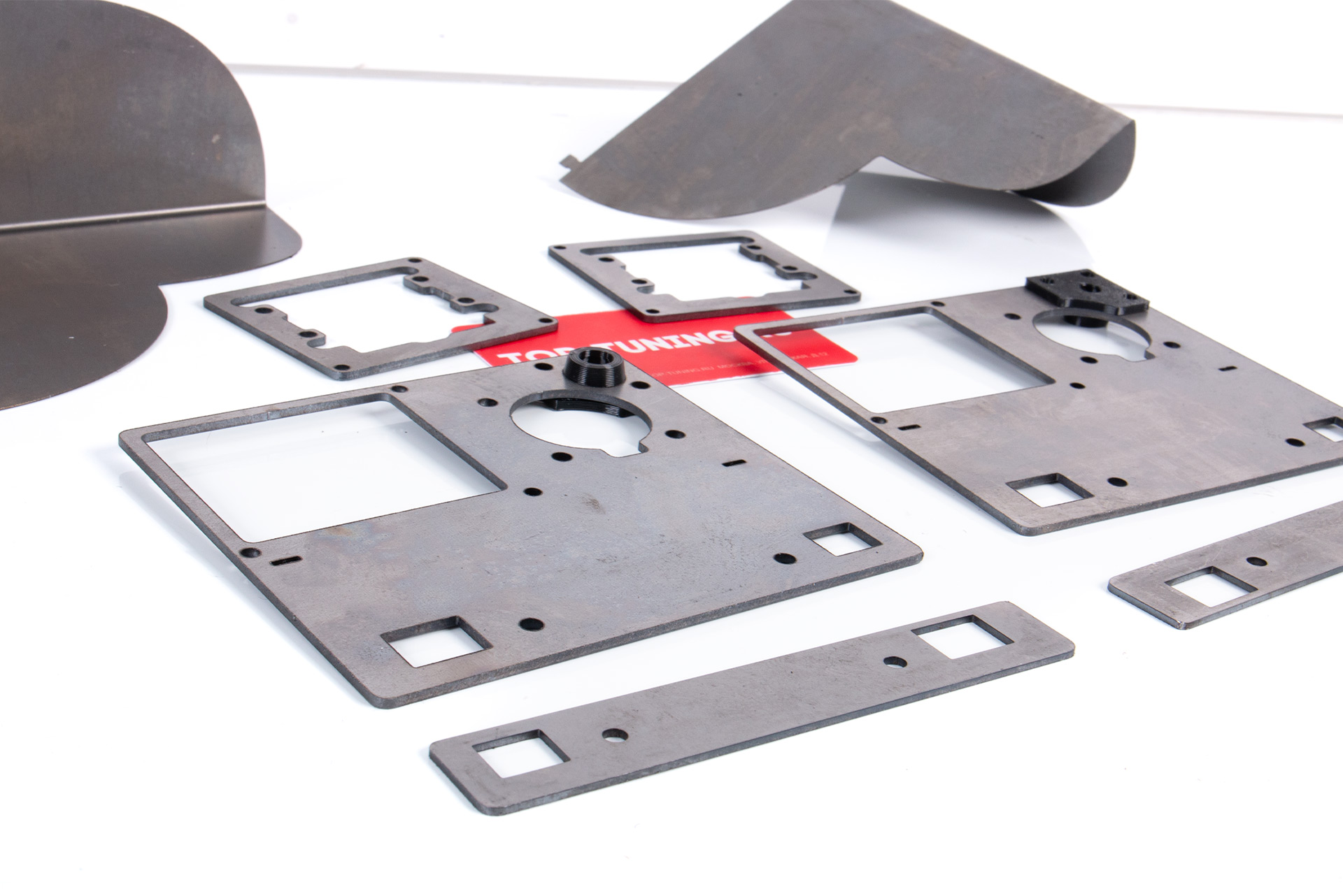 14043 Переходные рамки для установки линз (1.5 и 1.8 дюйма) в фары Kia Sorento (2020-2023. с рефлекторными LED фарами)