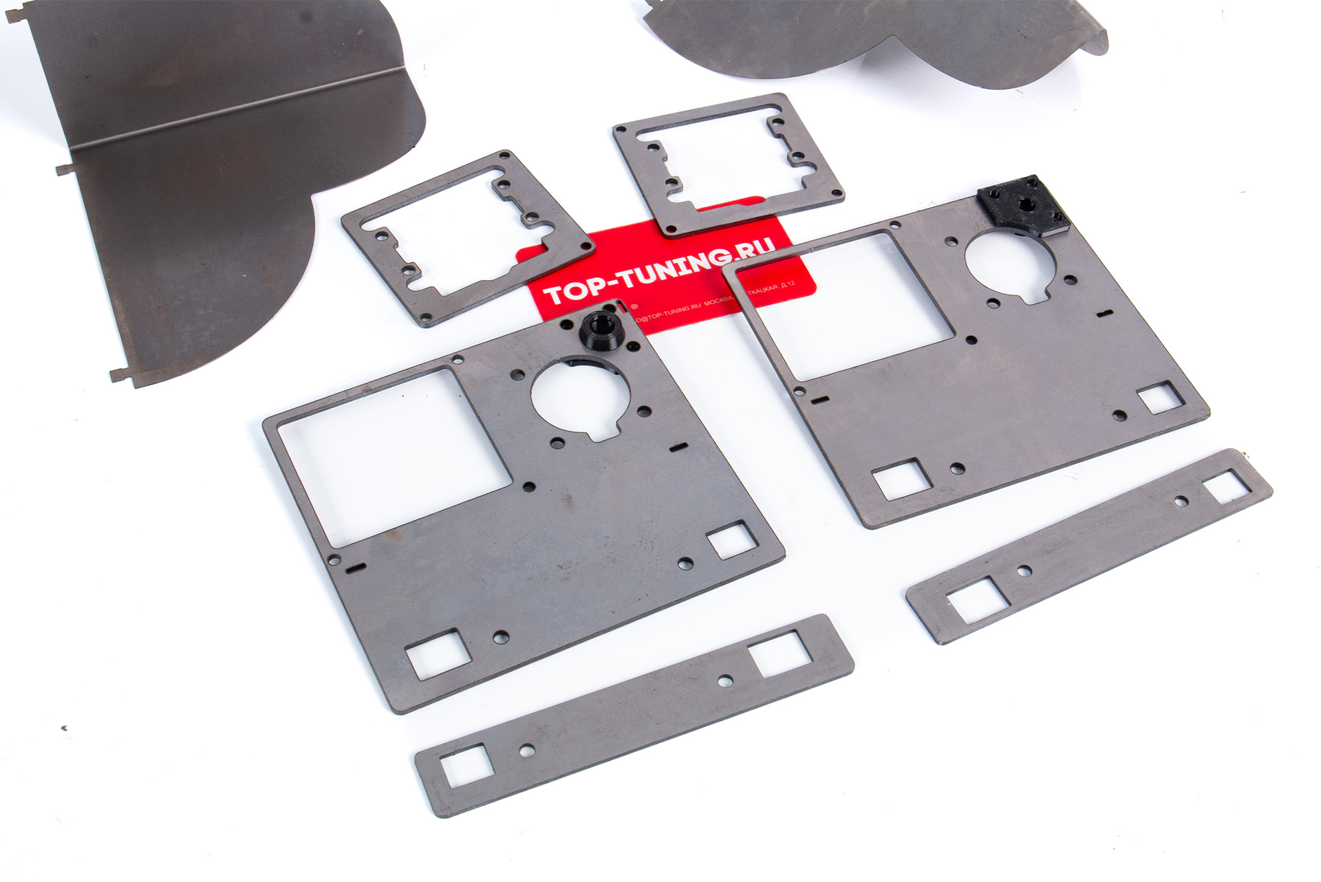 14043 Переходные рамки для установки линз (1.5 и 1.8 дюйма) в фары Kia Sorento (2020-2023. с рефлекторными LED фарами)