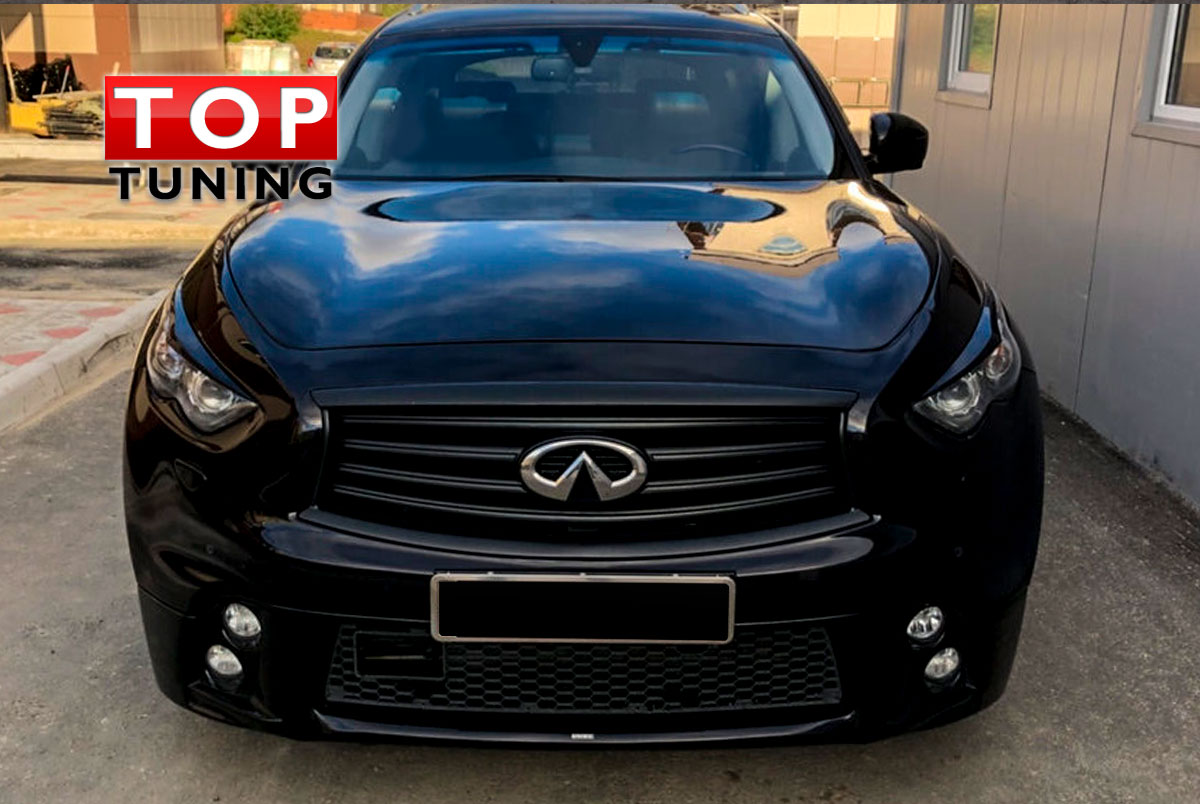 4789 Накладки на фары Ferz Design на Infiniti QX70 (FX35, 37, 50) 