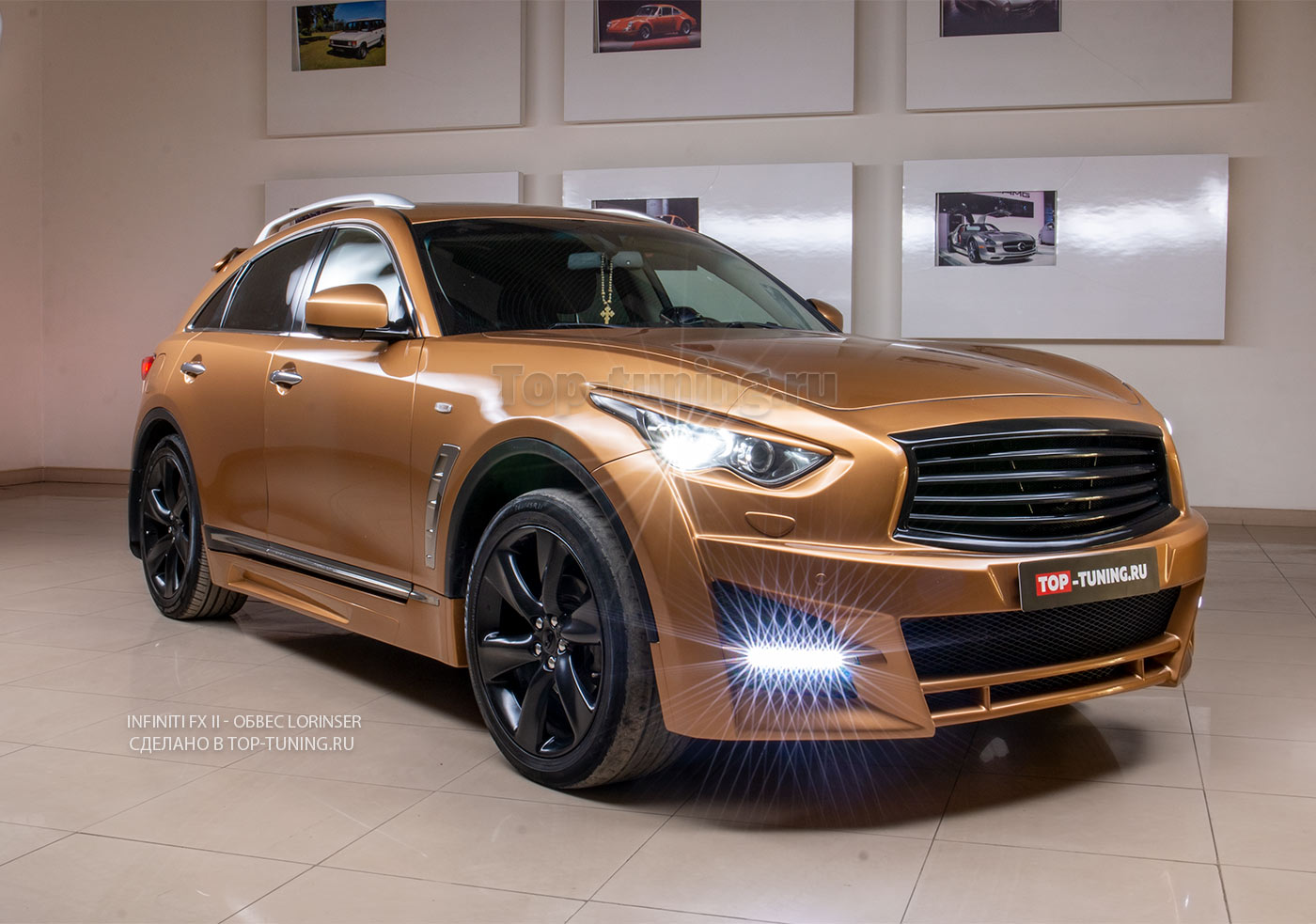 4795 Решетка радиатора без эмблемы на Infiniti QX70 / FX S51