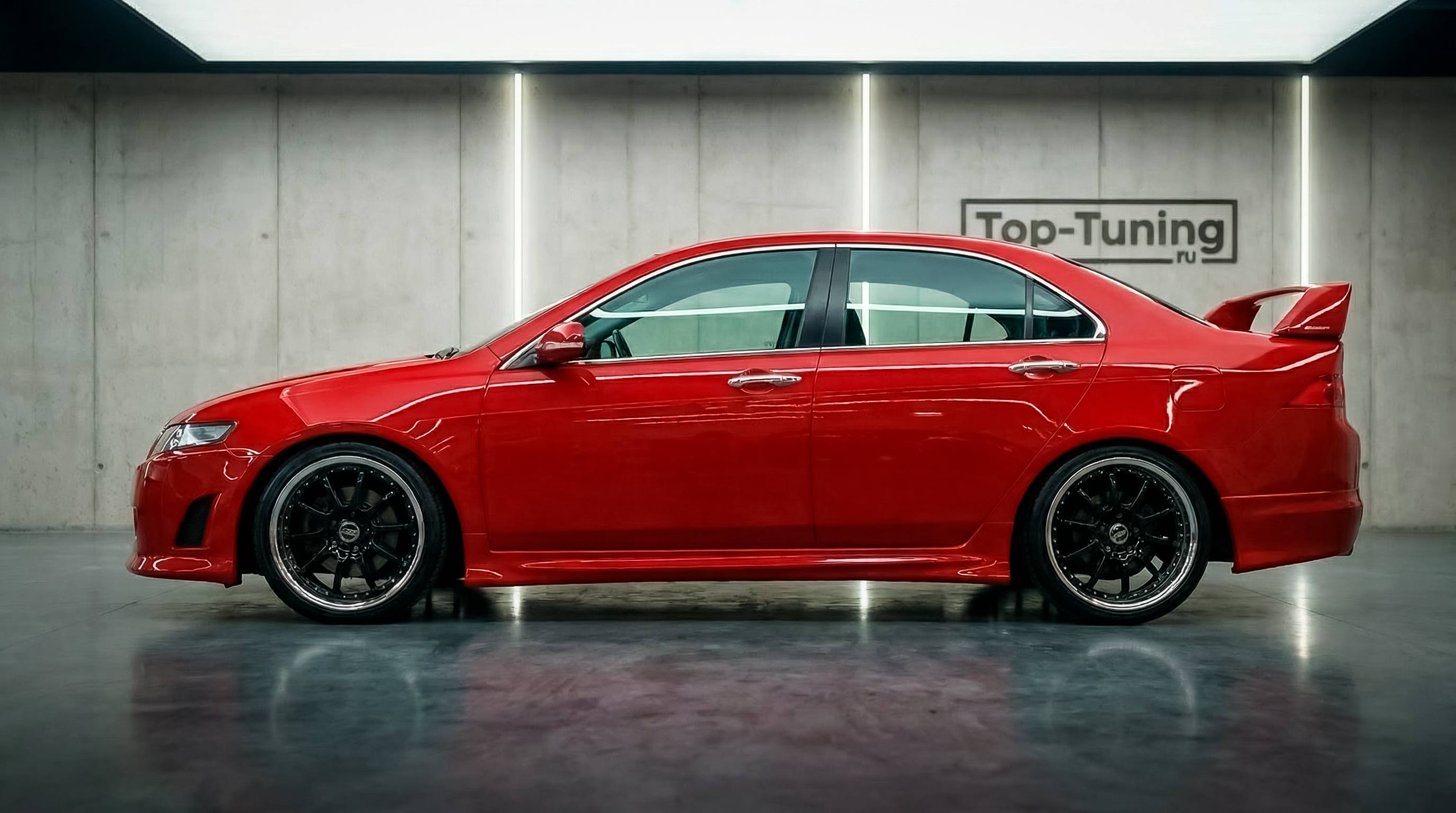 5008 Спойлер MGS на крышку багажника Honda Accord 7 (стеклопластик)