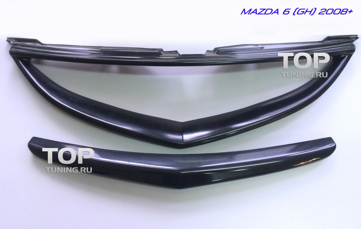 Решетка радиатора без эмблемы Sport (S-Line) - Тюнинг Mazda 6 (GH) 2008+ 