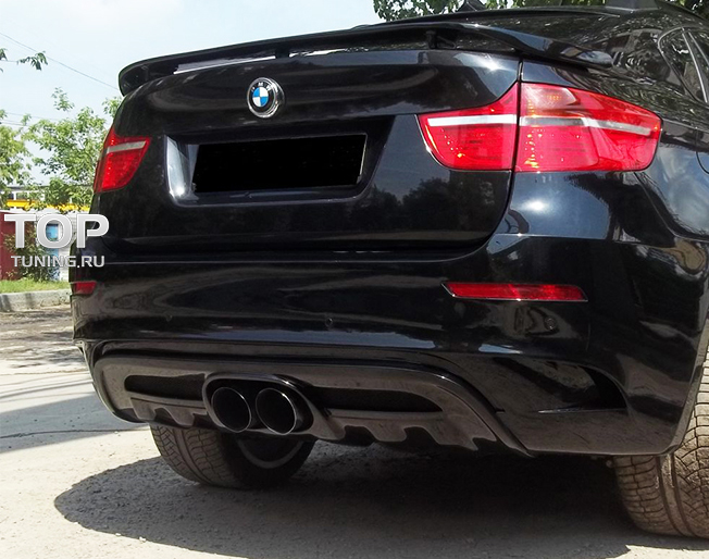 Тюнинг БМВ Х6 Е71 - Диффузор заднего бампера HMN Tycoon.
