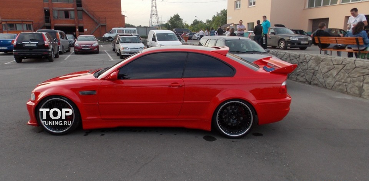 Тюнинг БМВ 3 серии Е46 (купе) - Расширители задних арок HMN. Тюнинг БМВ 3 серии Е46 (купе) - Расширители задних арок HMN.