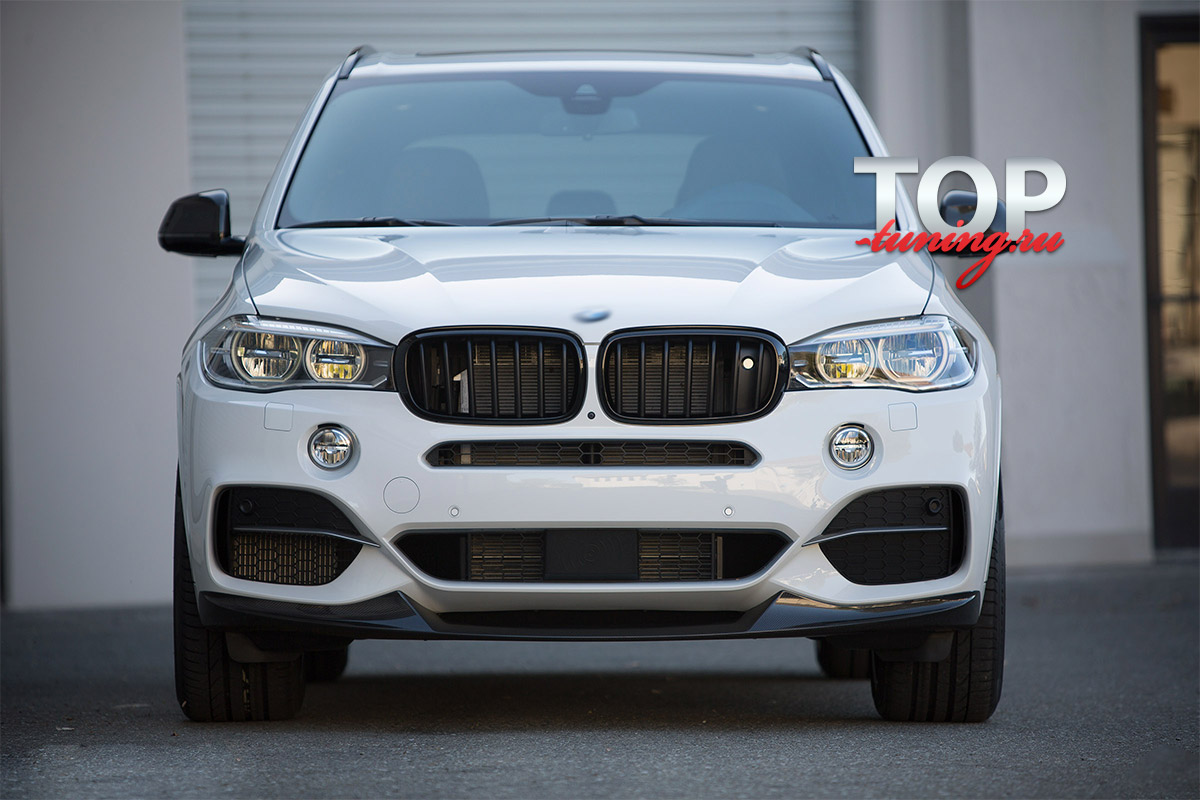 ТЮНИНГ ДЛЯ БМВ Х5 Ф15 (В ОБВЕСЕ M-SPORT) НАКЛАДКА НА БАМПЕР - ОБВЕС PERFORMANCE СТЕКЛОПЛАСТИК / ПОД ОКРАСКУ