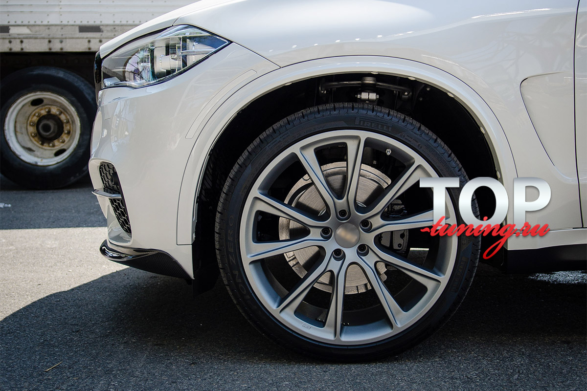 ТЮНИНГ ДЛЯ БМВ Х5 Ф15 (В ОБВЕСЕ M-SPORT) НАКЛАДКА НА БАМПЕР - ОБВЕС PERFORMANCE СТЕКЛОПЛАСТИК / ПОД ОКРАСКУ