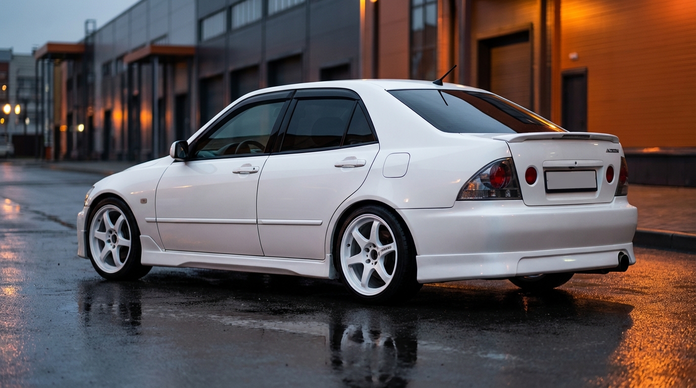 Обзор и цена боковых порогов в стиле TRD для Toyota Altezza / Lexus IS200. Наличие и доставка по России. Профессиональная установка обвеса под ключ, галерея фото