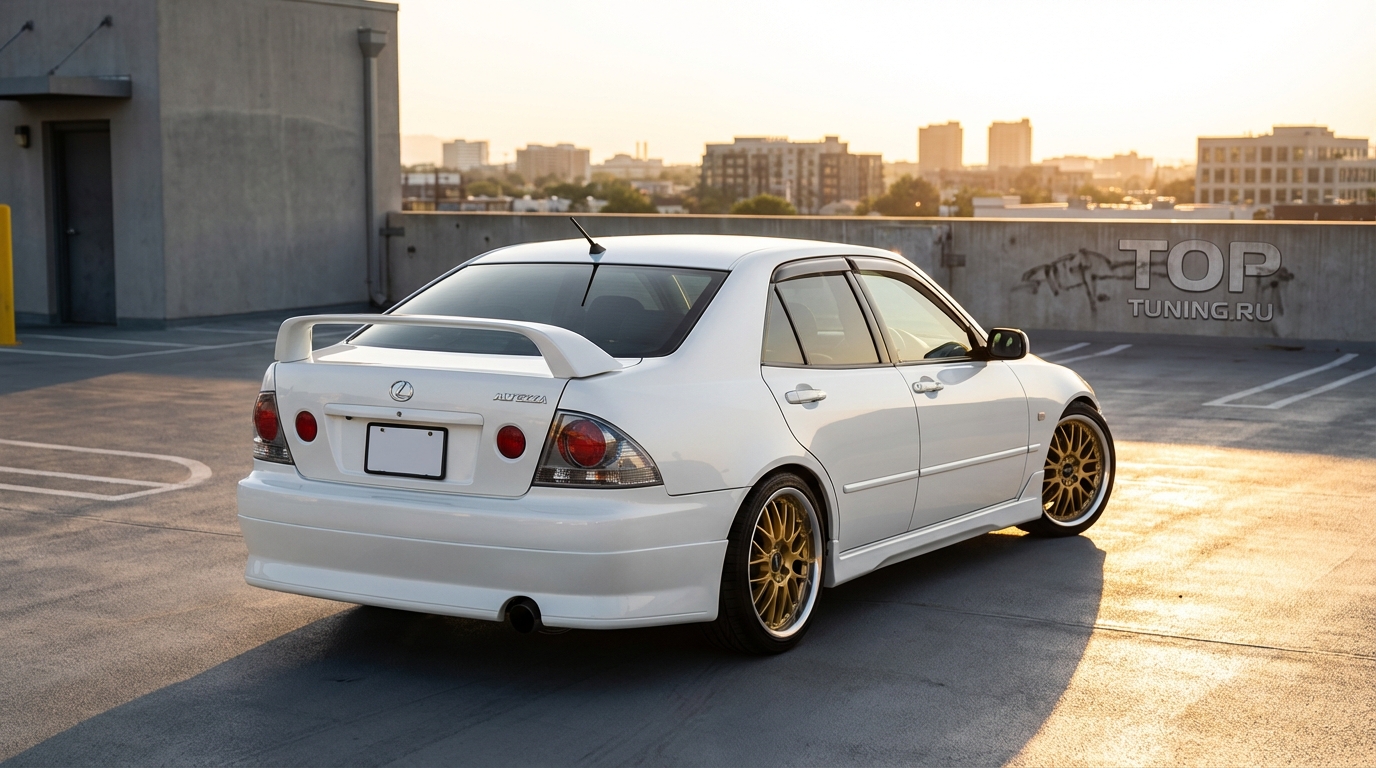 615 Задняя юбка стиль WALD на задний бампер Toyota Altezza is200