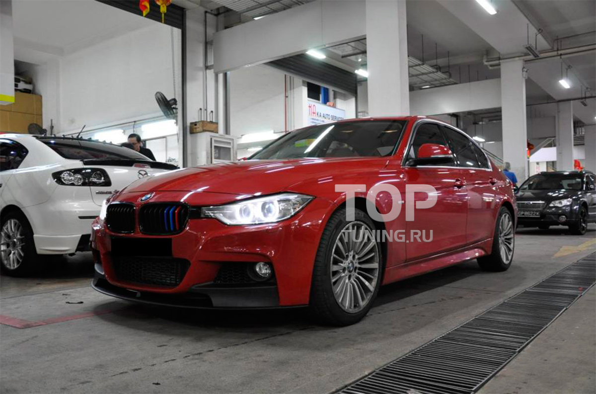 6264 Передний бампер M Style Performance на BMW 3 F30