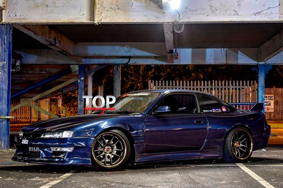 Накладки задних крыльев D-Max на Nissan Silvia S14