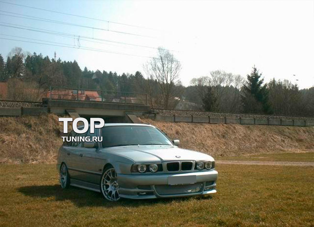 Накладки на пороги Seidl на BMW 5 E34