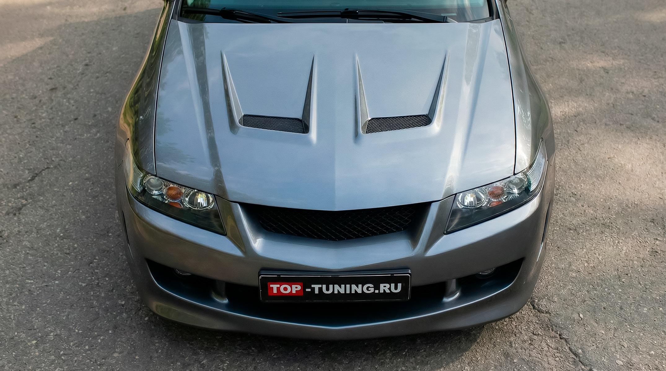 Спортивный капот с вентиляционными прорезями (жабрами) в стиле Mugen для Хонда Аккорд 7. Цена, обзор, в наличии. Доставка по России. Средняя сложность установки, покраска и монтаж
