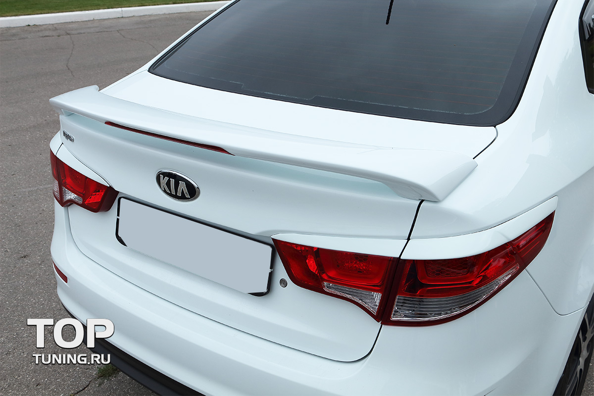 7861 Спойлер на крышку багажника Evolution на Kia Rio 3