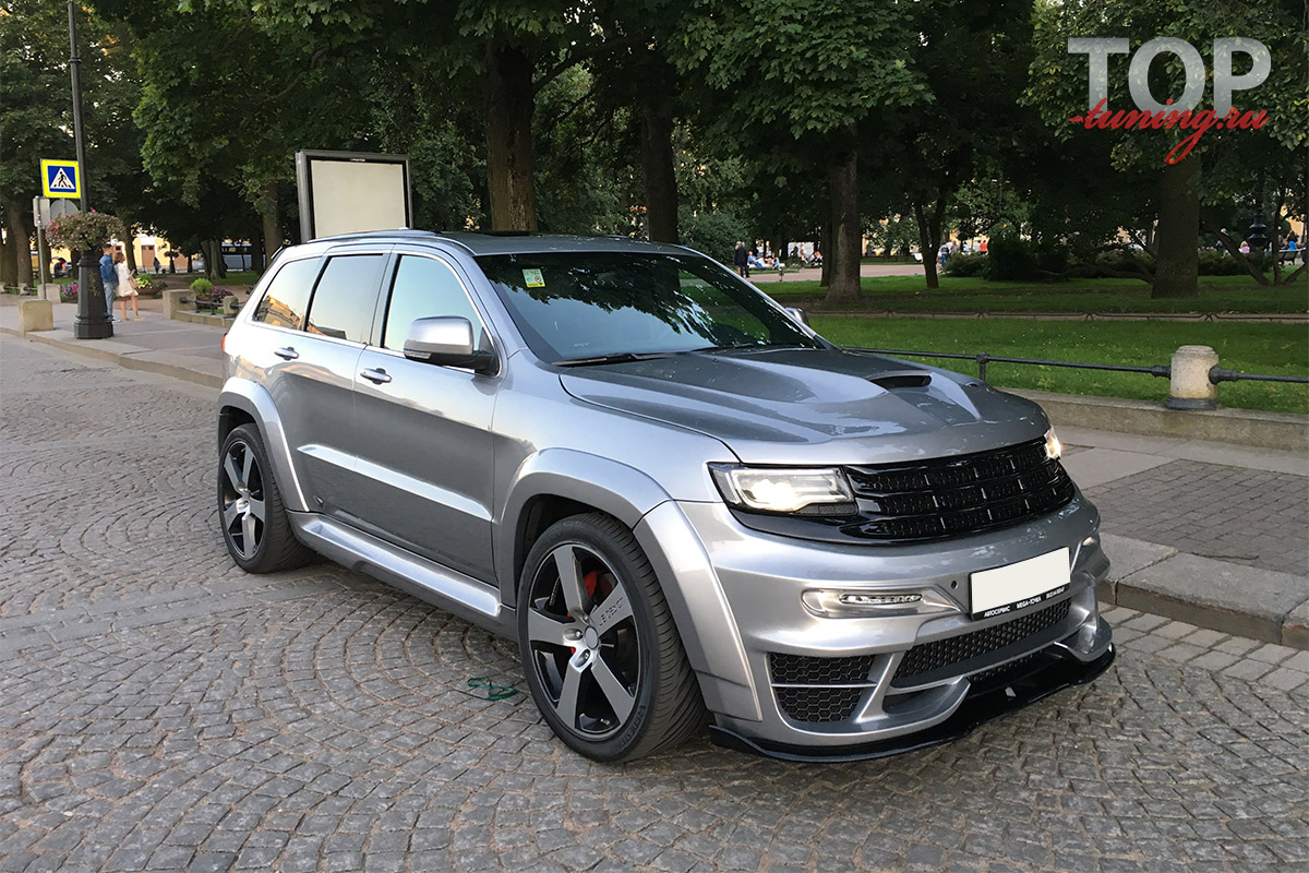 Аэродинамический обвес Tyrannos V2 на Jeep Grand Cherokee WK2