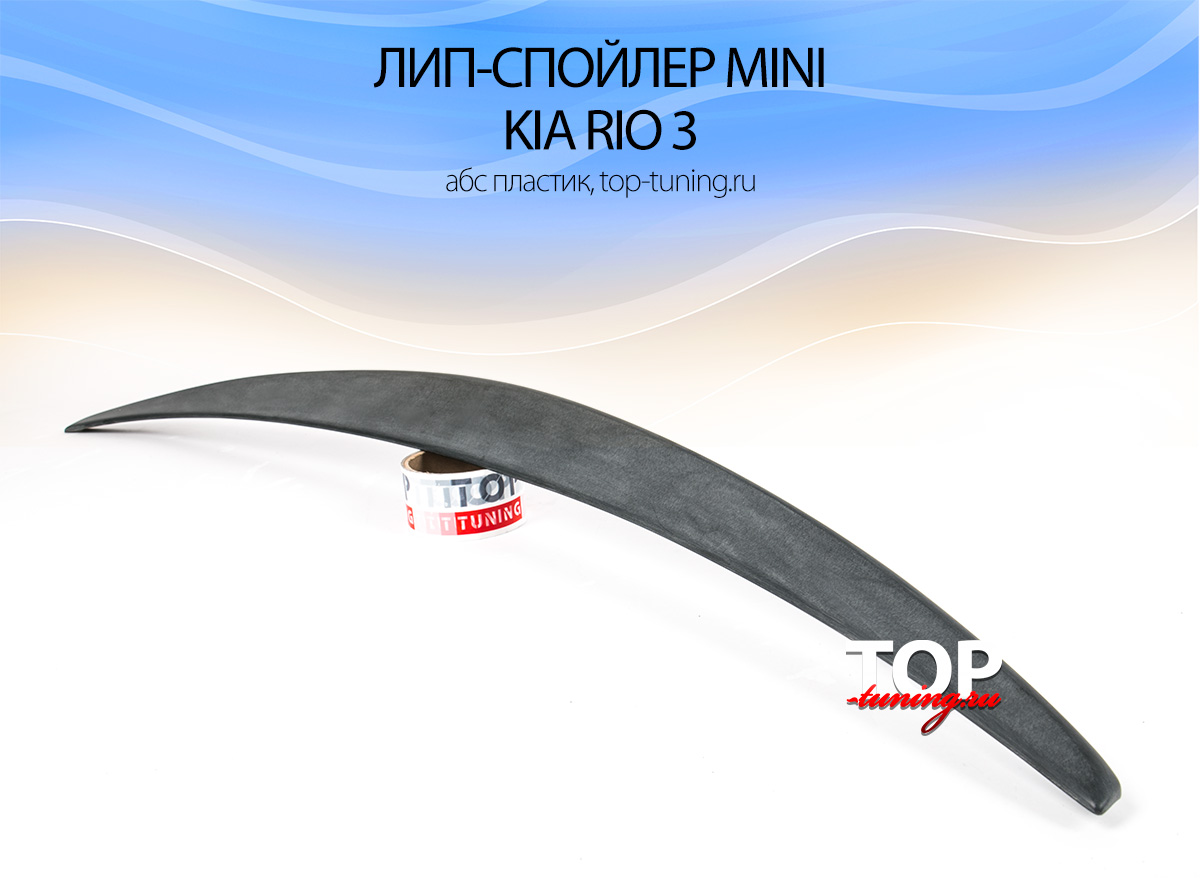 8069 Лип-спойлер Mini на Kia Rio 3