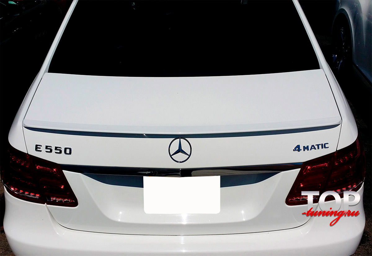 СПОЙЛЕР НА КРЫШКУ БАГАЖНИКА В СТИЛЕ АМГ - ТЮНИНГ МЕРСЕДЕС Е-КЛАСС W212 (РЕСТАЙЛИНГ, ДОРЕСТАЙЛИНГ)
