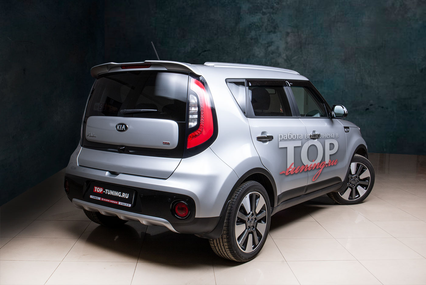 8271 Накладки на колёсные арки Bastion рестайлинг на Kia Soul 2 поколение