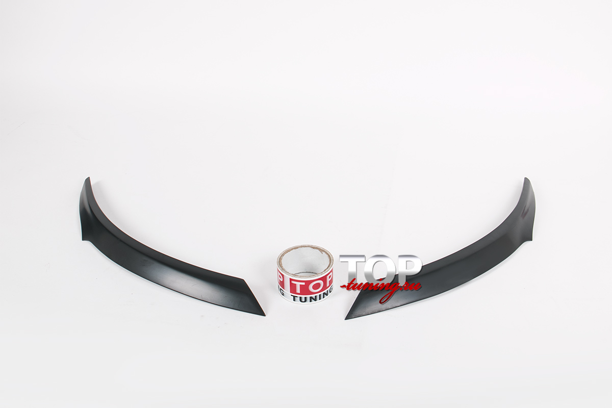 НАКЛАДКИ НА ПЕРЕДНЮЮ ОПТИКУ - МОДЕЛЬ ЭЛЕМЕНТ - ТЮНИНГ КИА РИО (3 ПОКОЛЕНИЕ, ДОРЕСТАЙЛИНГ, 2011 / 2015)