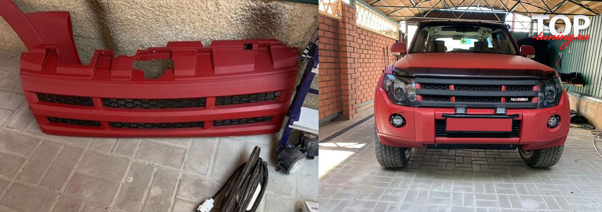 ТЮНИНГ МИТСУБИСИ ПАДЖЕРО 4 (2006-2017) РЕШЕТКА РАДИАТОРА - АПЕКС РПМ