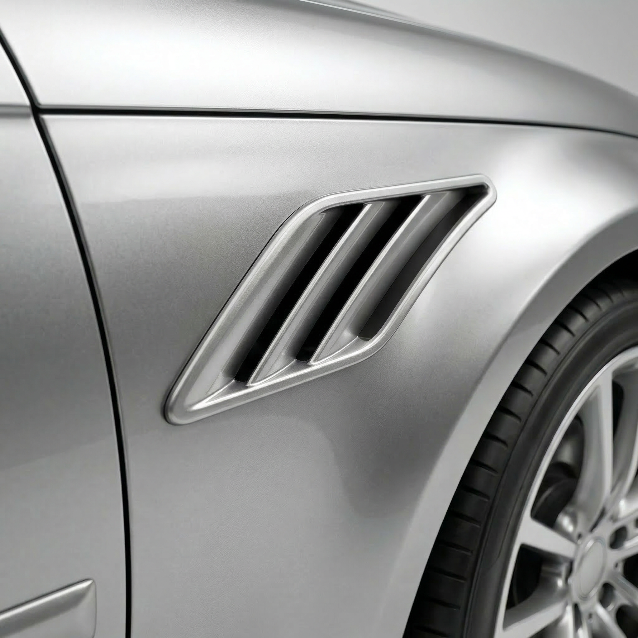 8516 Универсальные жабры A-RS в передние крылья авто Тюнинг воздухозаборники в передние крылья или капот - модель А-РС. АБС пластик. Установка под ключ в Top Tuning. Оперативная доставка