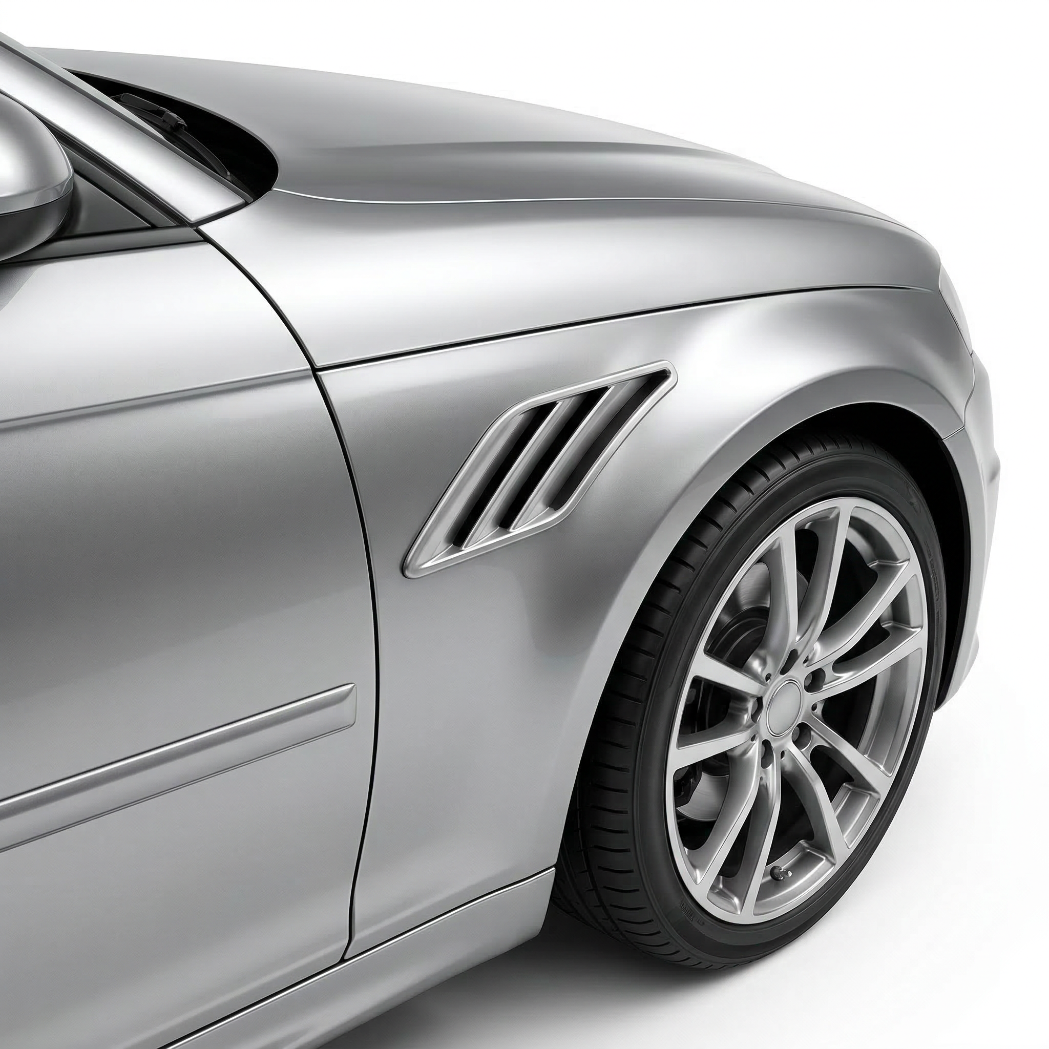 Тюнинг воздухозаборники в передние крылья или капот - модель А-РС. АБС пластик. Установка под ключ в Top Tuning. Оперативная доставка 8516 Универсальные жабры A-RS в передние крылья авто