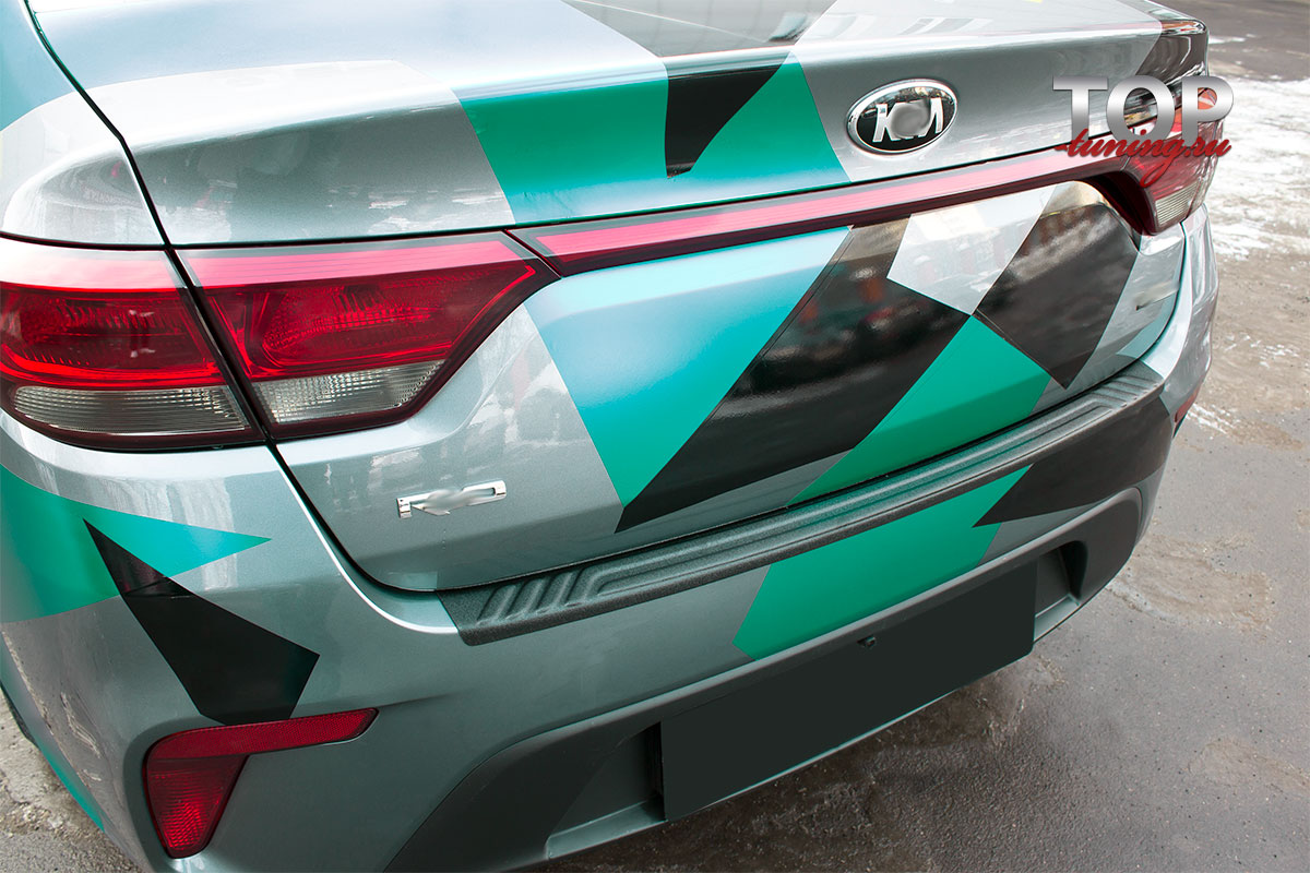 8792 Защитная пластина на задний бампер Bastion на