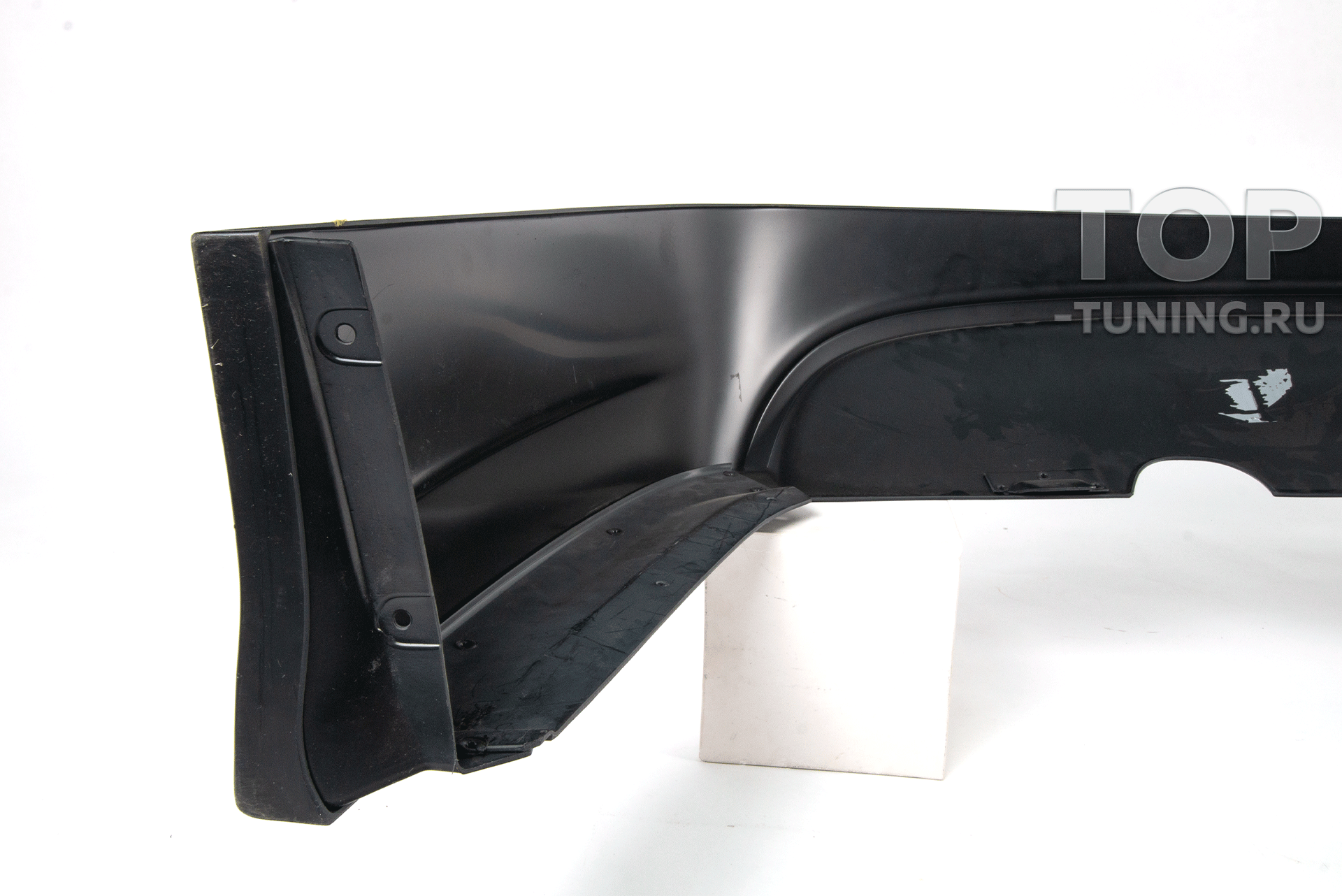 Юбка на задний бампер RS-Line на VW Polo 5