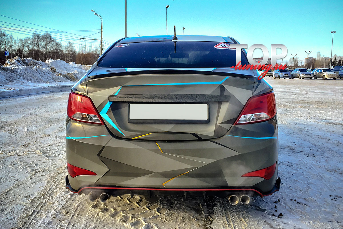 Элероны Advance на Hyundai Solaris