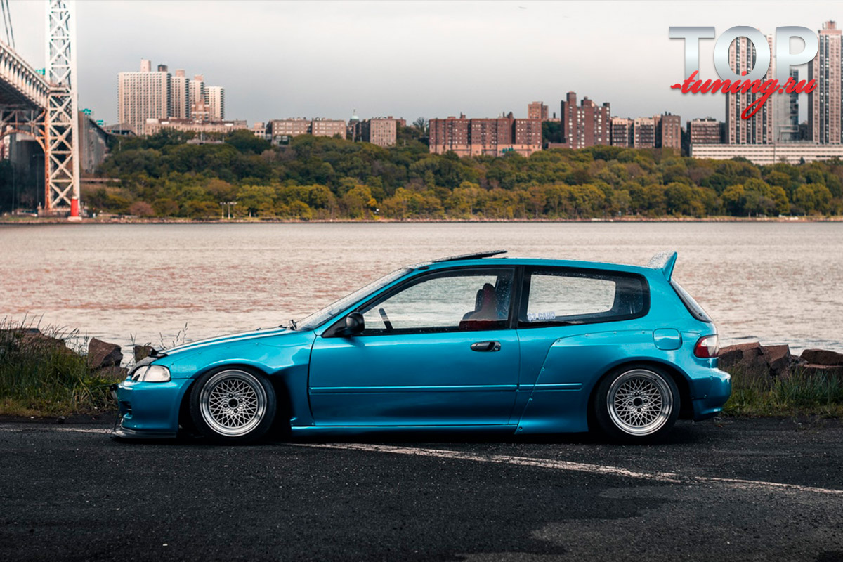 9133 Спойлер B.Y.S на Honda Civic EG