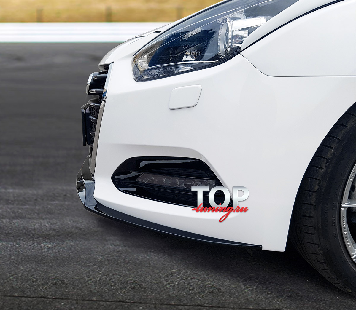 ТЮНИНГ ХЕНДАЙ АЙ 40 (СЕДАН / УНИВЕРСАЛ / 2015+) НАКЛАДКА НА ПЕРЕДНИЙ БАМПЕР - ОБВЕС АМБАССАДОР