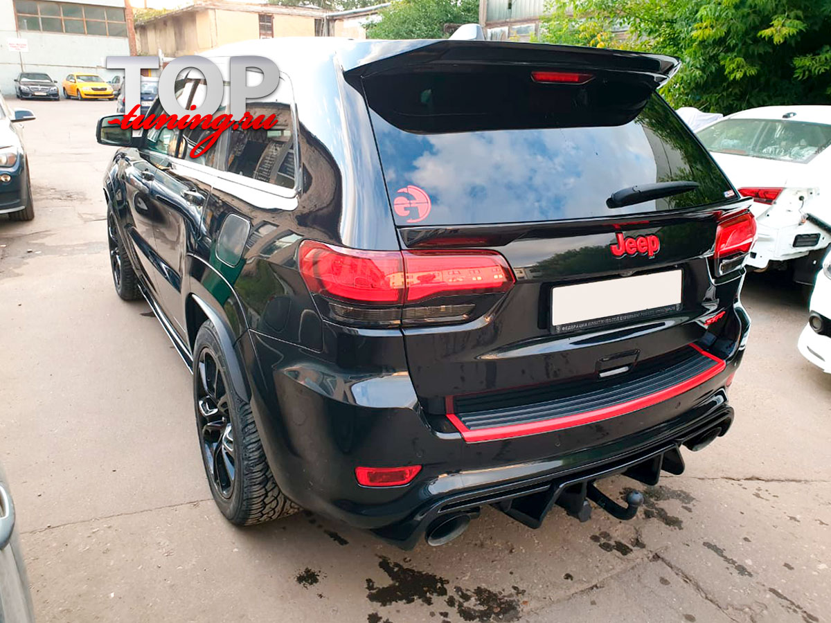 9214 Верхний спойлер Renegade Tyrannos на Jeep Grand Cherokee WK2
