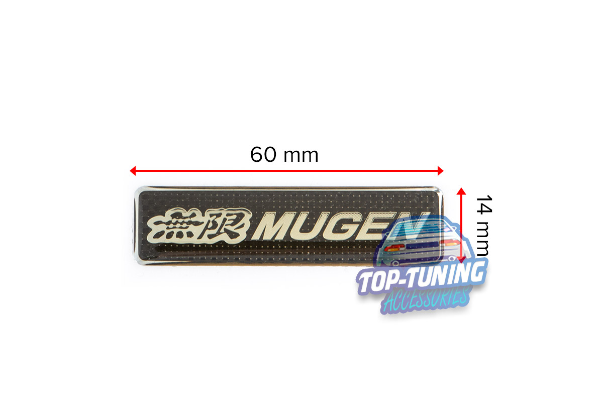 9300 Шильдик эмблема Mugen Carbpn Style 60 x 14 mm на Toyota 