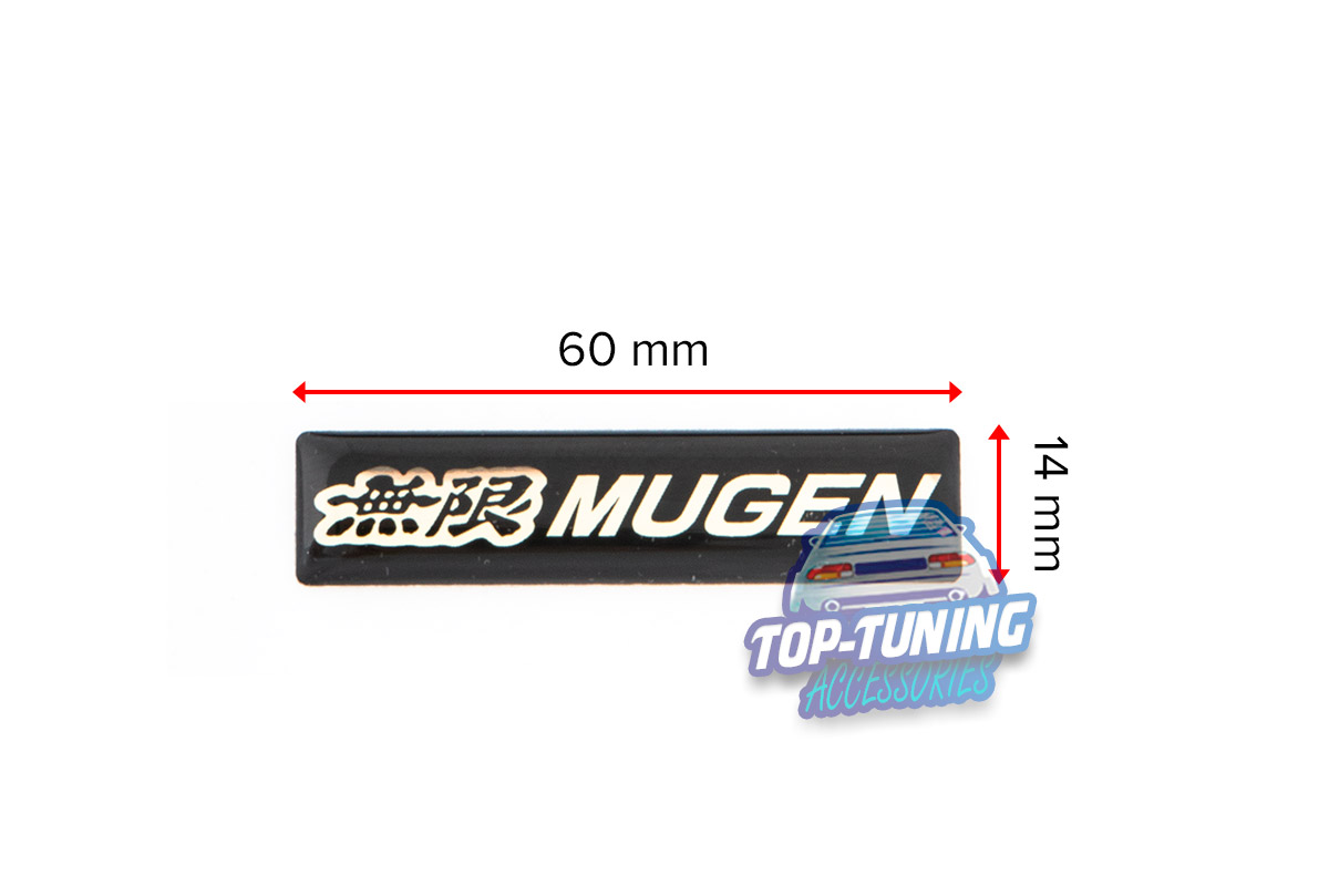9305 Шильдики эмблемы Mugen Black на Honda 