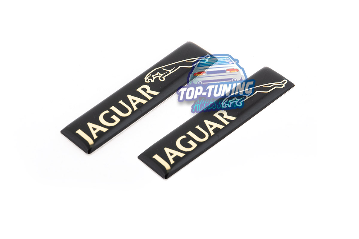 9328 Шильдики эмблемы 60 x 14 mm на Jaguar 