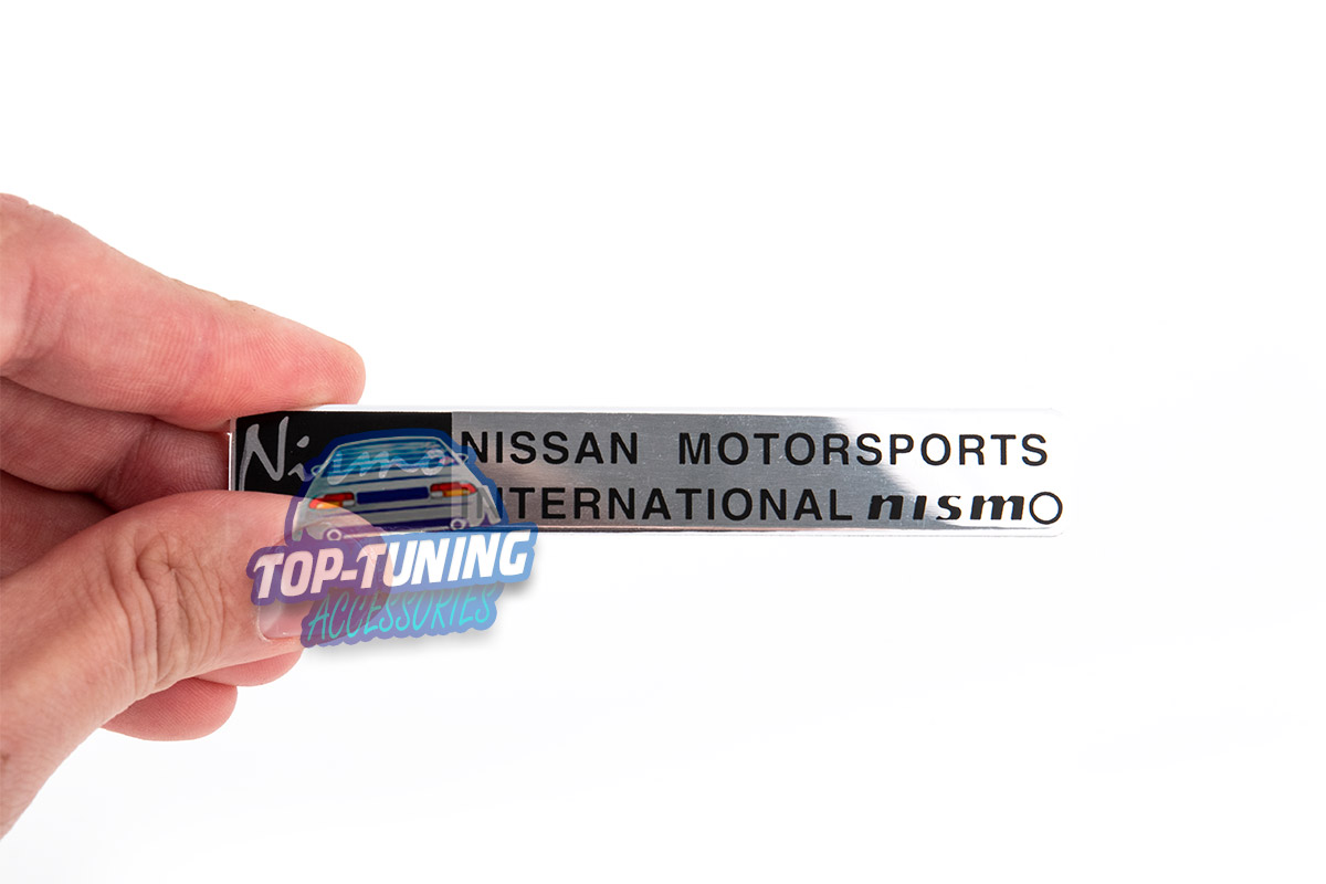 9332 Шильдик эмблема Nismo 110 x 17 mm на Nissan 