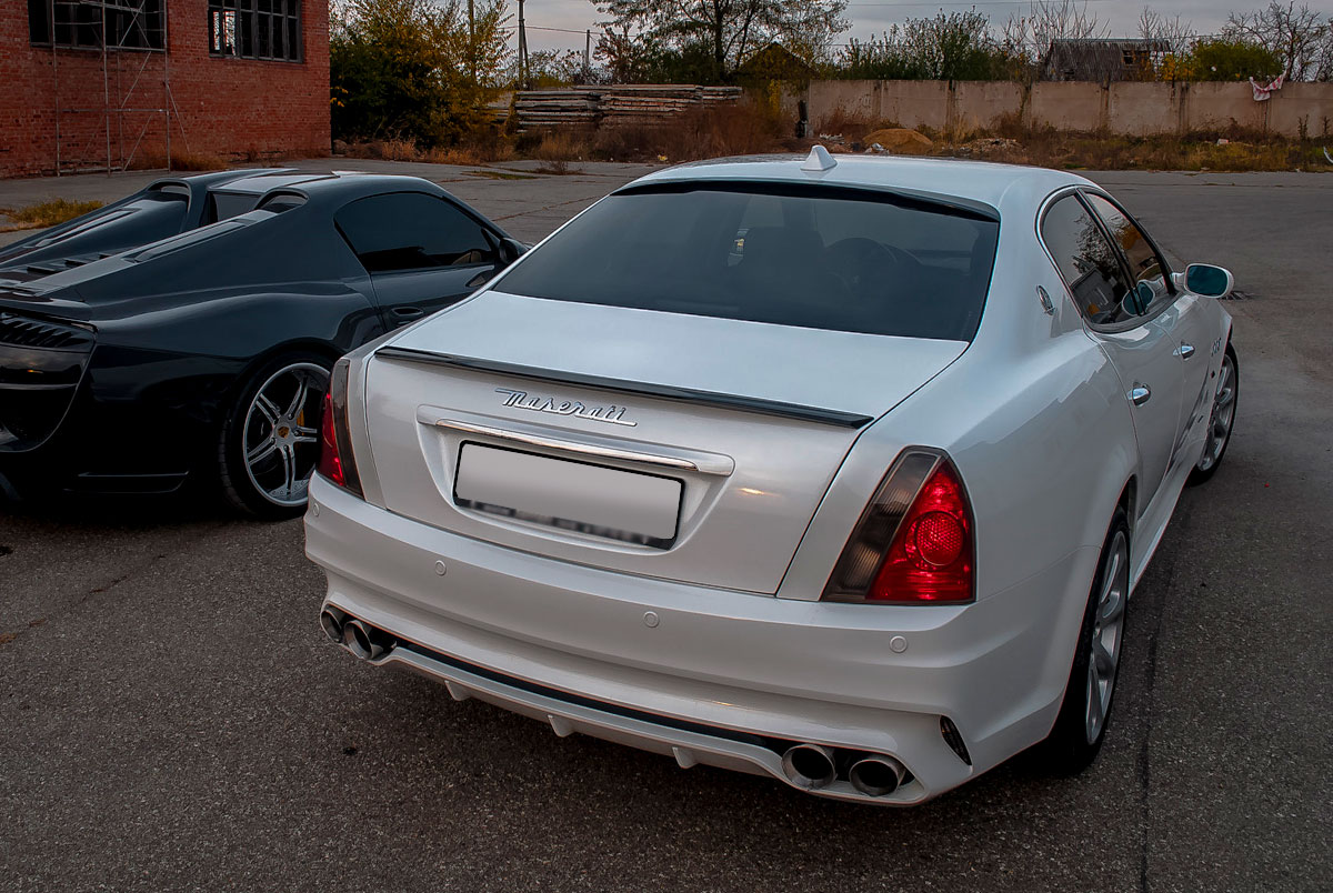 9344 Спойлер на стекло CERRERA на Maserati Quattroporte V ТЮНИНГ МАЗЕРАТИ КВАТТРОПОРТЕ 5 (2003-2008) КОЗЫРЕК НА СТЕКЛО - ОБВЕС CERRERA