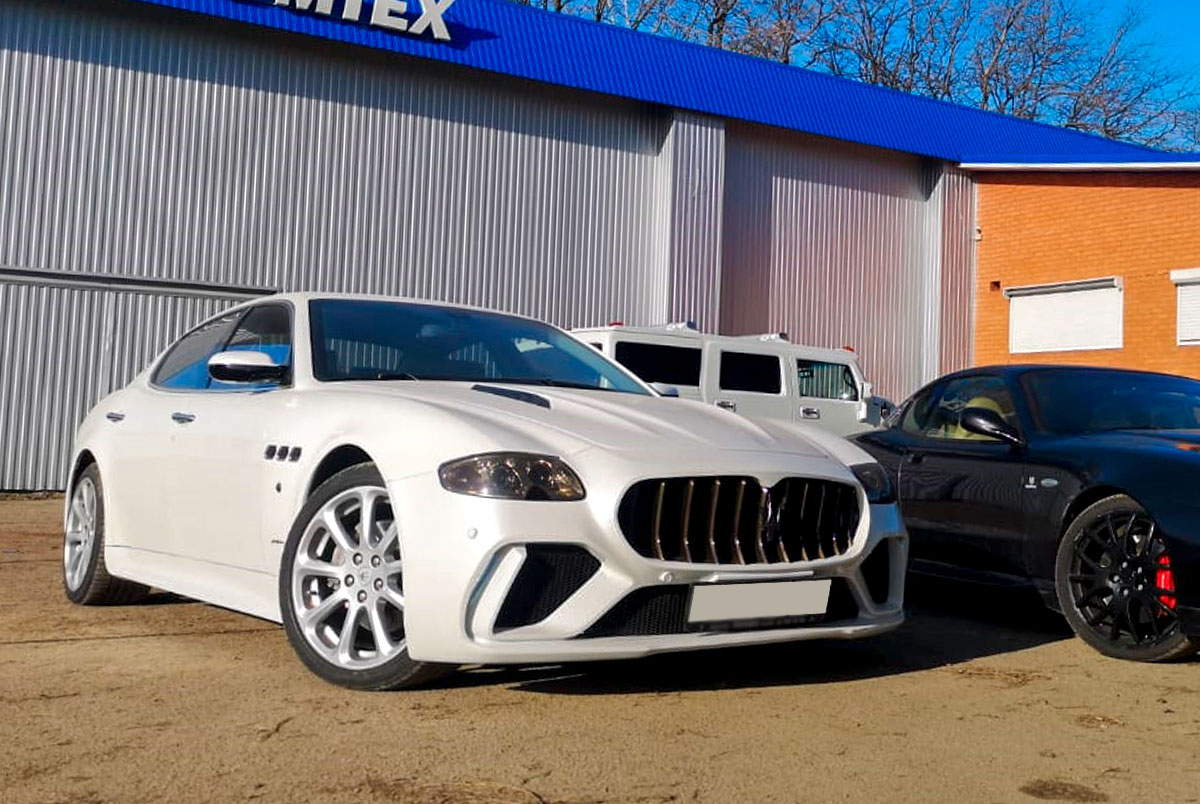 ТЮНИНГ МАЗЕРАТИ КВАТТРОПОРТЕ 5 (2003-2008) НАКЛАДКИ НА ПОРОГИ - ОБВЕС CERRERA