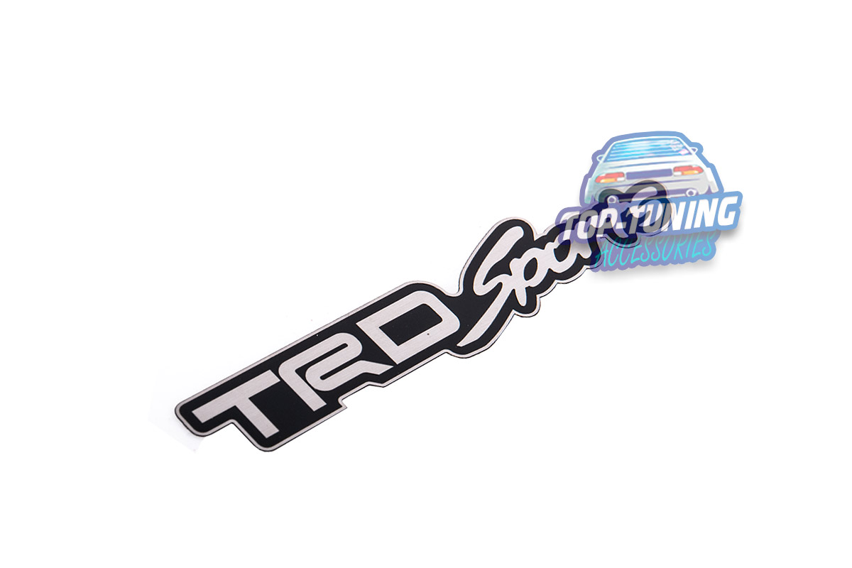 9357 Шильдик эмблема TRD Black 115 x 22 mm на Toyota 
