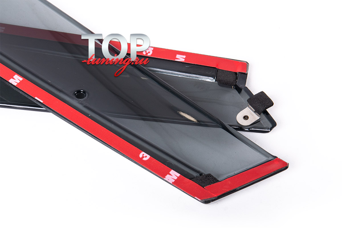 ТЮНИНГ ФОЛЬКСВАГЕН ПОЛО (5 ПОКОЛЕНИЕ, ХЭТЧБЕК, 2009 - 2015) ХРОМИРОВАННЫЕ ВЕТРОВИКИ НА ОКНА