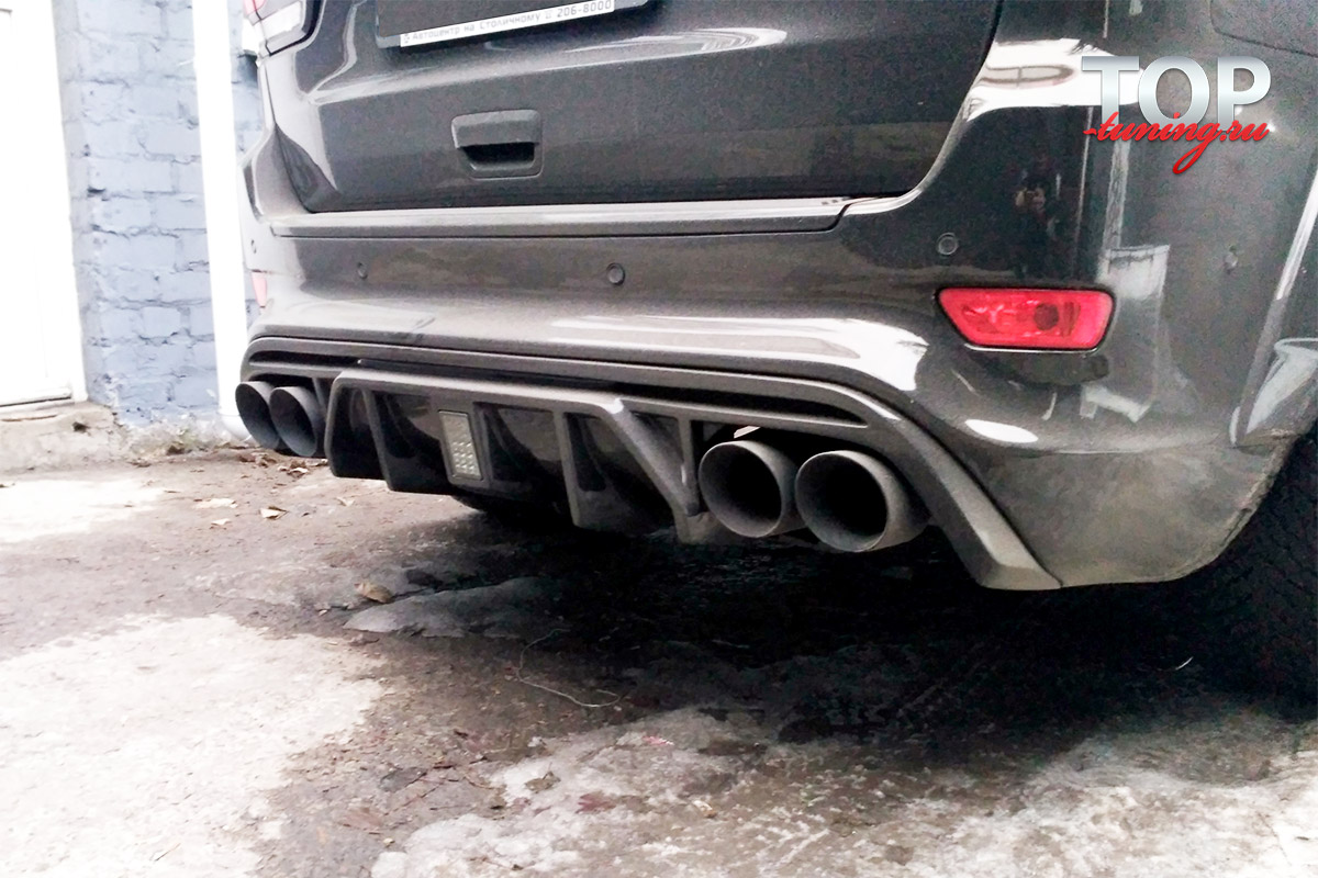 9492 Передний бампер Tyrannos V3 на Jeep Grand Cherokee WK2