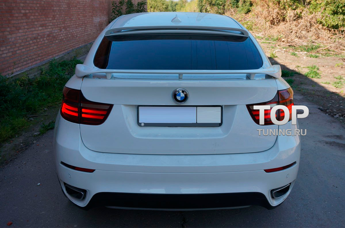  ТЮНИНГ БМВ Х6 Е71 (2008 - 2015) СПОЙЛЕР HM TYCOON EVO M НА КРЫШКУ БАГАЖНИКА