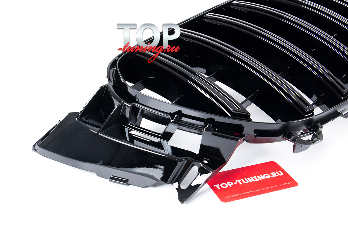ТЮНИНГ МЕРСЕДЕС E-КЛАСС W213 (СЕДАН / УНИВЕРСАЛ, 2016+) РЕШЕТКА РАДИАТОРА PANAMERICANA BLACK EDITION / ПРОСТОЙ МОНТАЖ / ЭМБЛЕМА ПРИОБРЕТАЕТСЯ ОТДЕЛЬНО