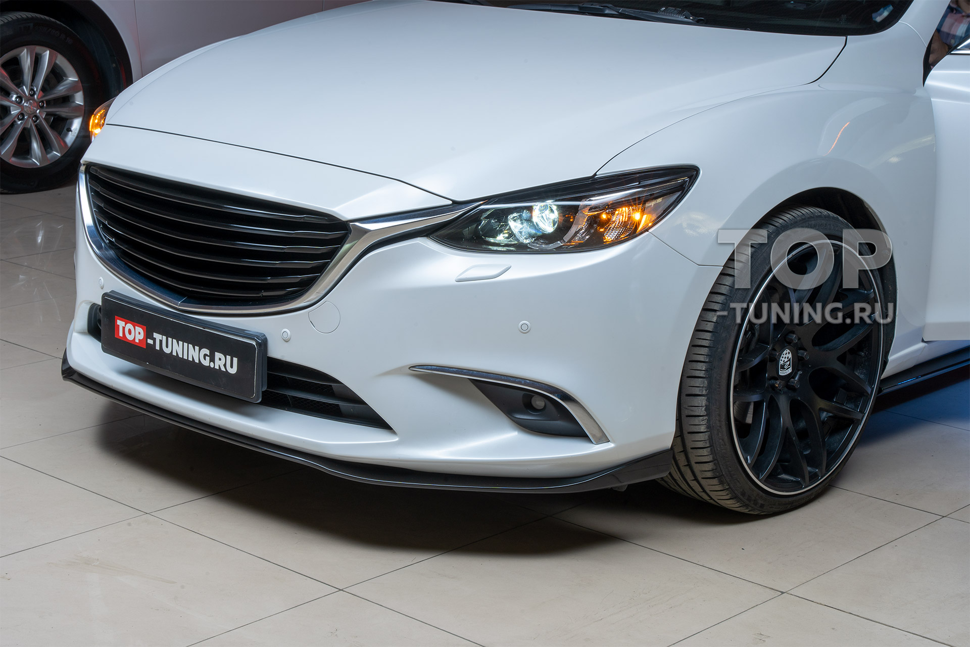 Тюнинг Мазда 6 (3 поколения) 2015-2018. Решетка радиатора без значка (в сборе); 