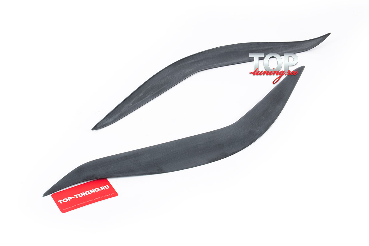 ТЮНИНГ КИА СПОРТЕЙДЖ 4 (2018+) РЕСНИЧКИ ADVANCE НА ФАРЫ ПАРА / АБС ПЛАСТИК / ПОД ОКРАСКУ