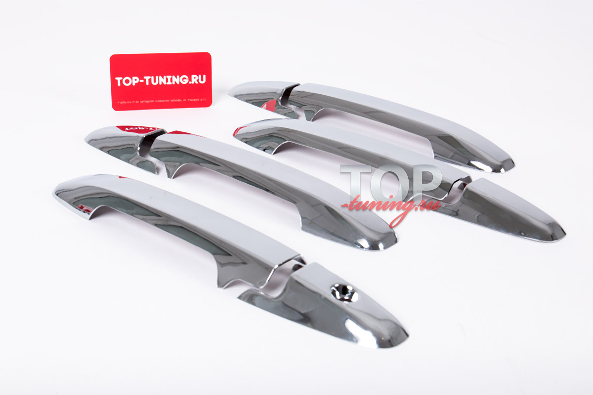 9954 Хромированные накладки на ручки дверей для Honda Civic 8