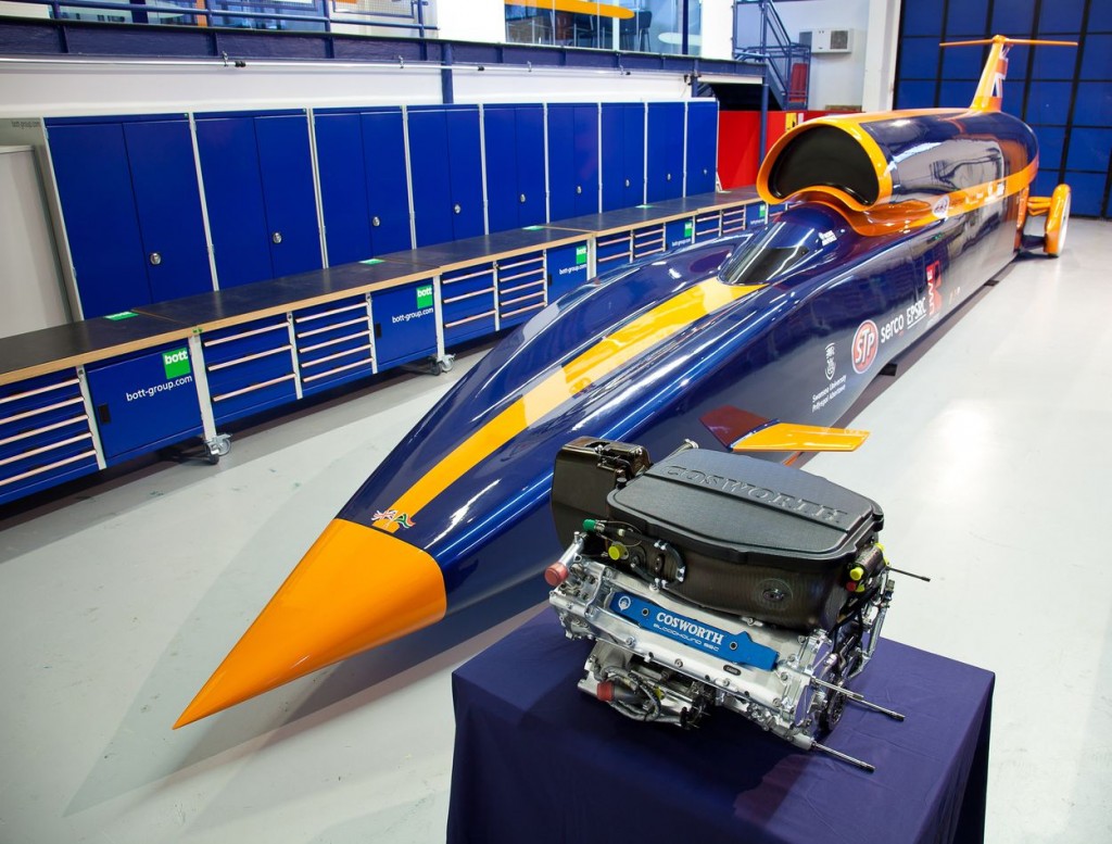 Bloodhound SSC разгонится до 320 км/ч на тестовом запуске