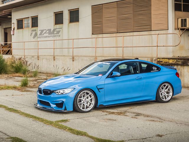 BMW m4 Marina Blue