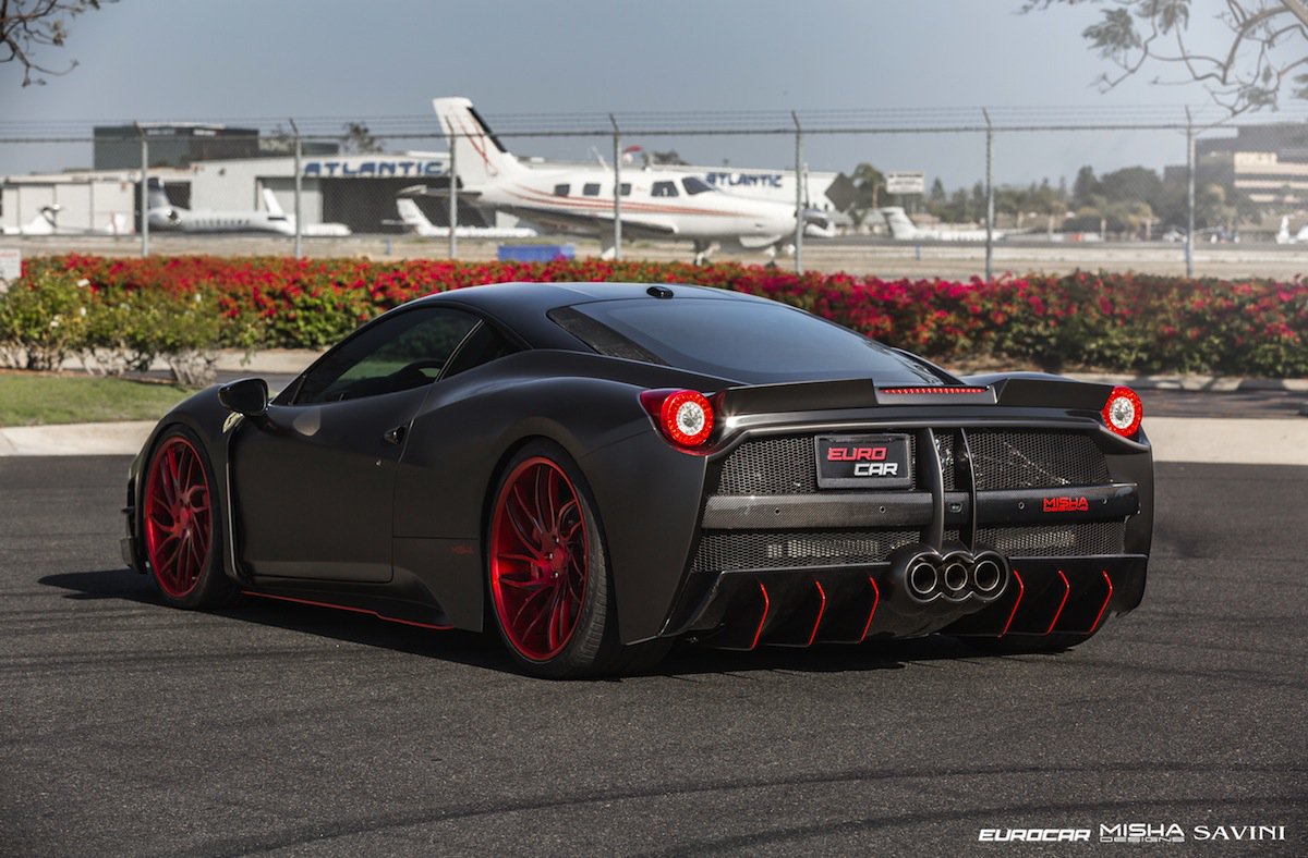 Ferrari 458 Italia Black Tuning