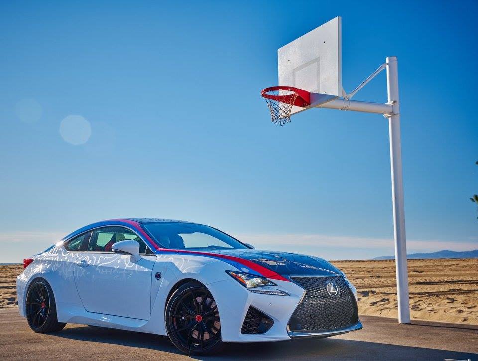 Lexus выпустил баскетбольный RC F LA Clippers Edition